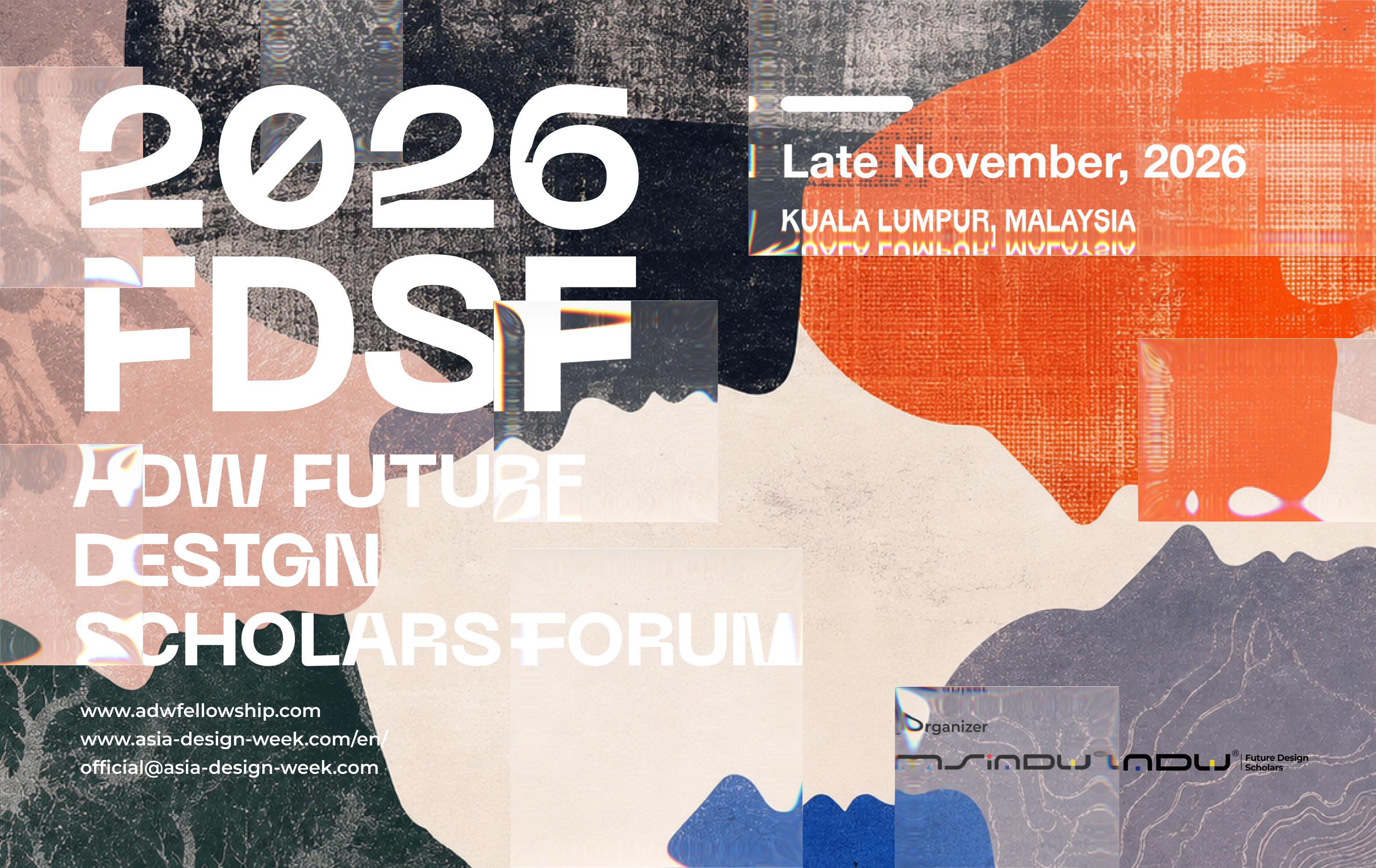 Preview banner for the inaugural ADW Future Design Scholars Forum planned for late November 2026 in Kuala Lumpur.